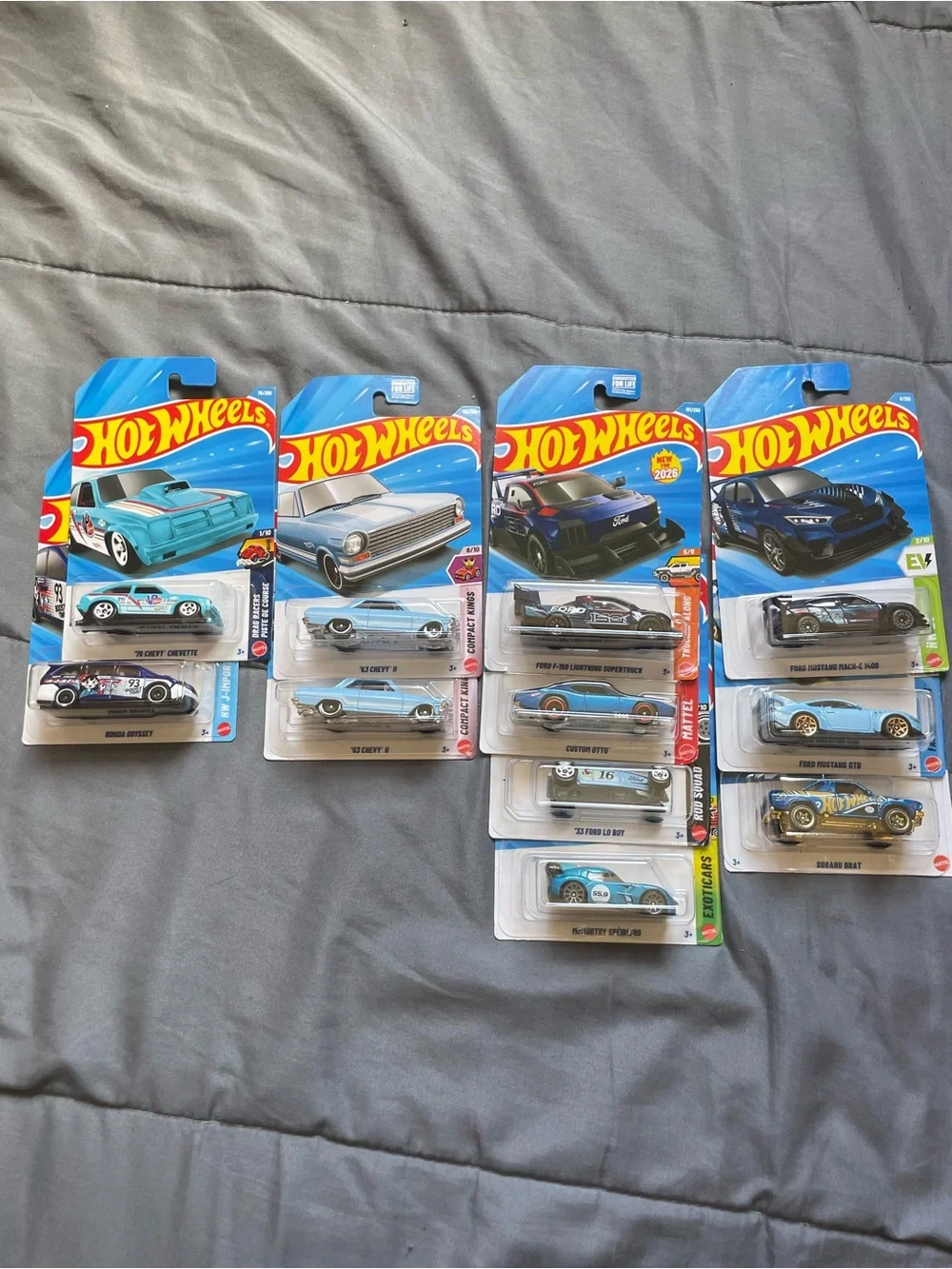 Hot Wheels Assorted Blue Mini Car Pack - Collector Set